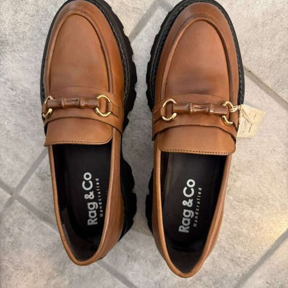 rag & bone Shoes - Rag & Bone Cheviot Chunky Leather Loafers
